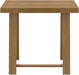Counter Height Dining Table FortyOneInch Pecan Wirebrush