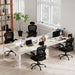 Office Desk Chair with Adjustable Headrest and Flip-Up Armrests