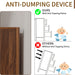63" Wide Walnut 9 Drawer Dresser for Bedroom with Solid Wood Legs
