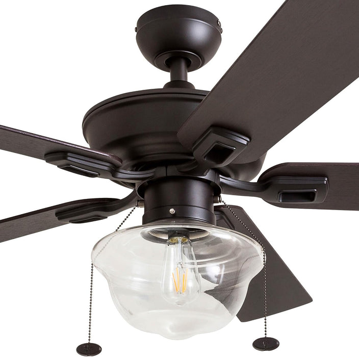 52 Inch Modern Farmhouse Integrated Led Ceiling Fan