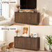 66.5" Sideboard Buffet Cabinet with Storage, Modern Credenza with Faux Marble Top & Arched Doors, Large Wood Accent Cabinet for Living Room, Kitchen, Entryway