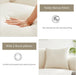 Sherpa Plush 87Inches SnowWhite Upholstered DeepSeat Sofa