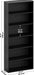 Bookshelves and Bookcases Floor Standing 6 Tiers Display Storage Shelves 70 in Tall Bookcase Home Decor Furniture for Home Office, Living Room, Bed Room