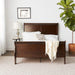 202411F-CO Traditional Cappuccino Louis Philippe Full Size Bed