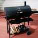 Barrel Charcoal Grill with Foldable Front Shelf, 686 Sq.In. Cooking Area Outdoor Bbq Grill,Thermometer and Adjustable Air Vents for Patio, Parties,Backyard, Tailgating, Black