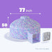 Air Tent for Kids (77” X 50”) Builds in 30 Sec, Toddler Tents Indoor for Imaginative Play, Spacious Kids Forts Indoor Playhouse for Boys & Girls Ages 3-14 (Fan Not Incl) (Mermaind Magic Fort)