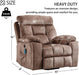 Large Power Recliner with Massage, Heat, and USB