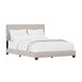 Willow Nailhead Trim Upholstered Queen Bed, Fog