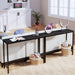 39.4” Console Table, Hallway Entrance Table Sofa Table behind Couch, for Living Room, Entryway, Easy Assembly, Accent Table, Black