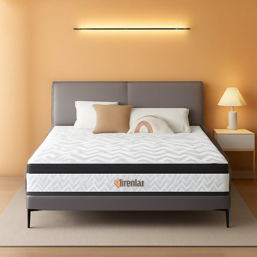 Full Size Mattress, 10 Inch Memory Foam Hybrid Mattress in a Box with Individual Pocket Spring for Motion Isolation & Strong Edge Support & Pressure Relief, Certipur-Us, 100 Nights Trial