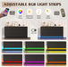 9 Drawer Dresser with LED Light, Dresser with Charging Station