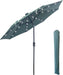 9FT Solar Patio Umbrella with 32 LED Lights with Bag