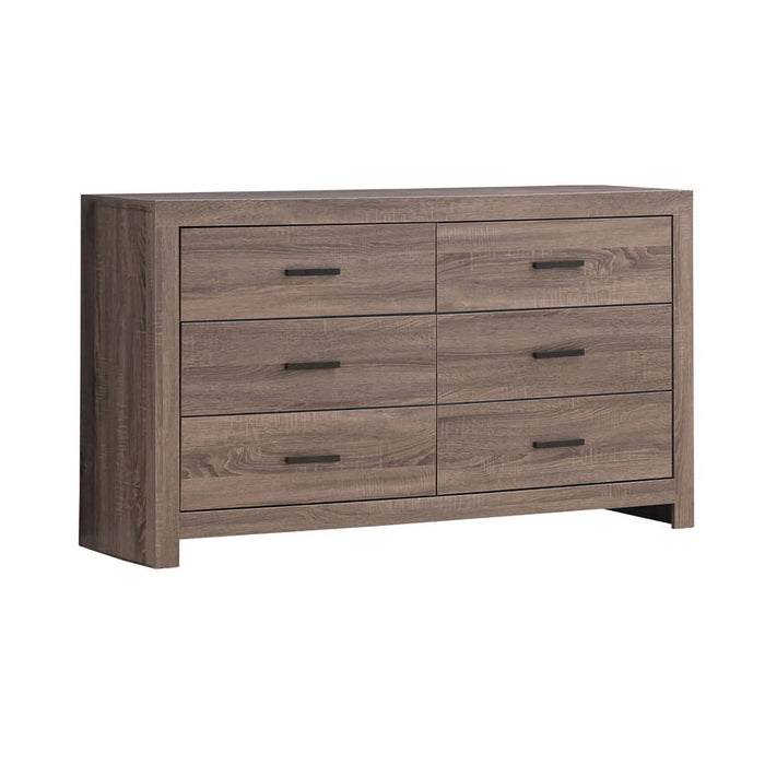 Brantford 4-Piece Queen Storage Bedroom Set Barrel Oak