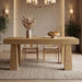 63 Inch Dining Table for 4-6 People, Rectangular Kitchen Table