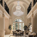 High Ceiling Chandelier 19-Lights Modern Crystal Chandeliers Silver Large Foyer Chandelier Fixtures for Staircase Living Room Hallway Entryway (H47 X W31.5)