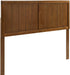MOD-6219-WAL Robbie King Wood Headboard, Walnut