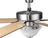 Airpro Collection 52'' Five-Blade Ceiling Fan with White Etched Light Kit