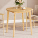 Executive Sustainable Bamboo Circular Kitchen Table
