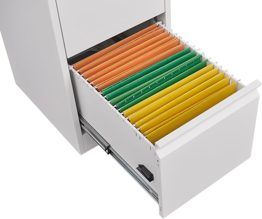 4 Drawer File Cabinet with Lock Steel Vertical Filing Cabinet