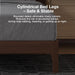 Queen Size Bed Frame with 3-Level Adjustable Upholstered Headboard