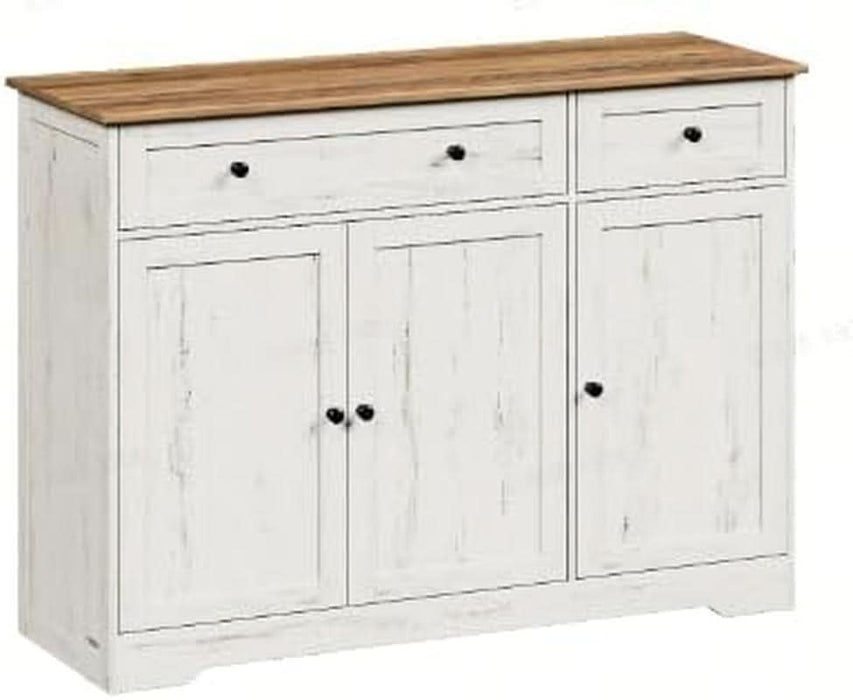 Buffet Cabinet, Sideboard, 3 Doors, 42.1 X 15.8 X 31.8 Inches
