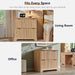 30"File Cabinet W/Charging Station, W/Files Hanging Rod for Letter/Legal/A4