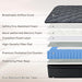 Queen Mattress 12 Inch, Firm Hybrid Memory Foam Mattress in a Box with Individual Pocket Springs, Pressure Relief, Motion Isolation, Fiberglass Free, Certipur-Us Certified 80"X 60"(Gray)