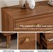 9 Drawer Dresser,63" Wide Mid Century Modern Chest of Drawers,Wooden Bedroom Drawer Dresser with 9 Storage Drawers for Bedroom, Living Room,With Anti-Tipping Device,Tan