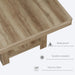 47" Square Dining Table with Triangular Leg, Kitchen Table for 4-6