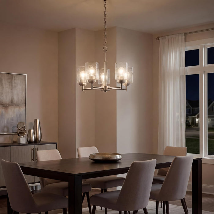 Winslow 19.75 Inch Brushed Nickel Chandelier Lighting