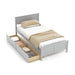 Twin Size Bed Frame with Storage Drawers