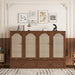 Queen Murphy Bed Cabinet Walnut PowerStationIntegrated