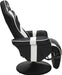 900 Gaming Recliner - Video Games Console Recliner Chair, Computer Recliner, Adjustable Leg Rest and Recline, Recliner with Cupholder, Reclining Gaming Chair with Footrest - White