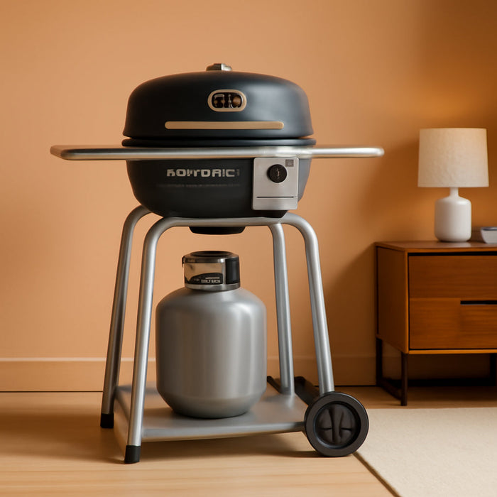 Bistro Pro Gas Grill for Small Spaces and Patios, Black - 25302161