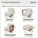 Patio Furniture Set, 6 Piece Outdoor Wicker Sofa, Yellow/Beige