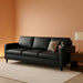 Black SeventyThreeInch ThreeSeater Sofa For Living Room