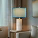 23" Set of 2 Nautical Ceramic Nightstand Table Lamps, Blue
