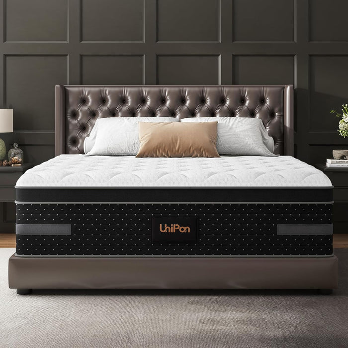 12 Inch Firm Queen Mattress -Hybrid Mattresses in a Box