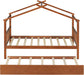 PremiumWood Walnut Twin Playhouse Bed With Trundle