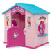 Rainbow & Unicorn Plastic Indoor/Outdoor Playhouse with Easy Assembly, Pink