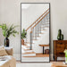 76"X34" Large Full Length Mirror, Oversized Floor Mirror, Black