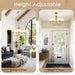 Goldtone Finish Five Lighting Milk Glass Chandelier