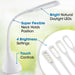 OttLite EnergyEfficient LED Desk Lamp Flexible Neck