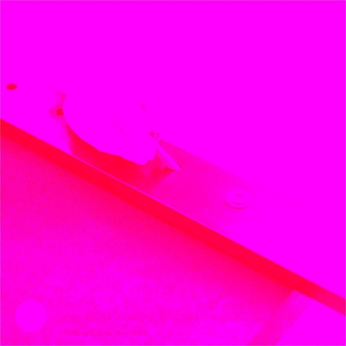 Channel Tufted Fabric King/California King Headboard - Light Gray