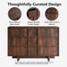 47" Wide 6 Drawer Dresser for Bedroom, Skeleton Line Design