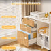 Natural Oak Industrial Grade Filing Cabinet Drawers