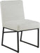 Channeled Metal Dining Chair - Sustainable Gray Woven (Single Pack)