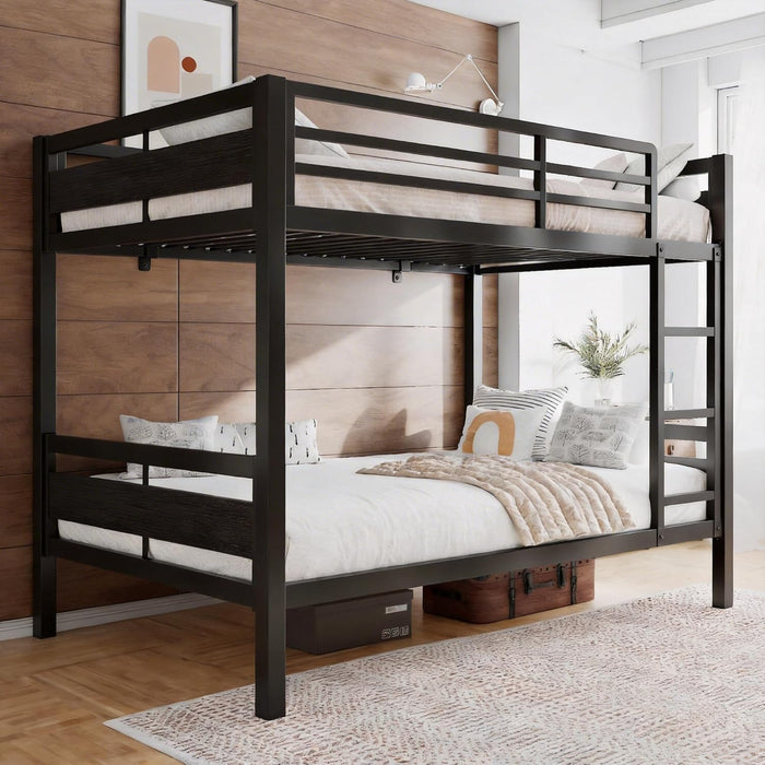 Full Over Full IndustrialGradeMetal Bunk Bed Ladder