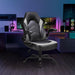Big and Tall Office Desk Leather Gaming Computer Chair with Adjustable Swivel Task and Flip-Up Arms for Adults,Teens