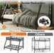 Heavy Duty Metal Bunk Bed Twin XL over Queen Bunk Bed Frame for Adults Kids, Twin over Queen Bunkbed with 2 Ladder for Apartment Bedroom, Noise Free Frames, No Boxing Spring Needed